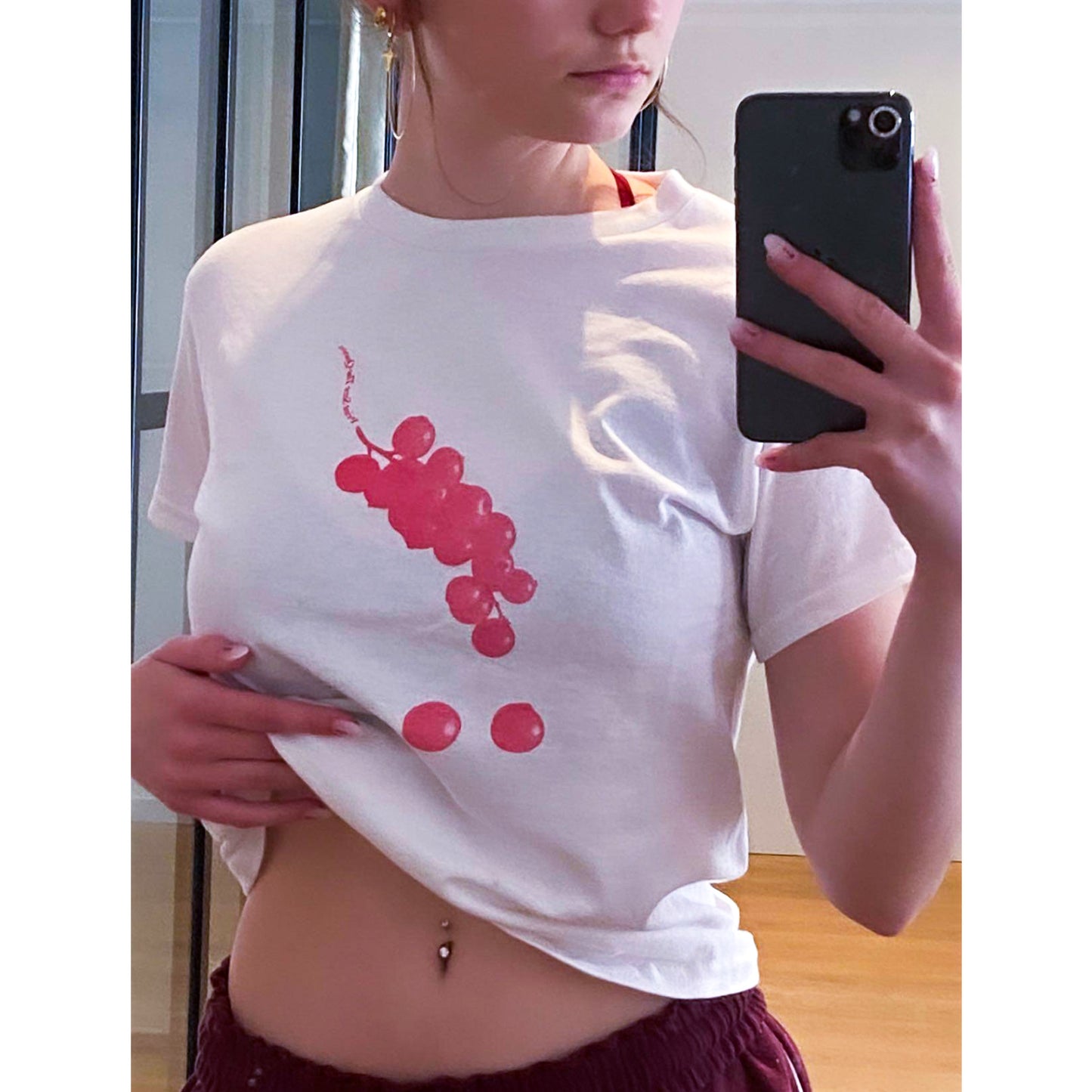 "Redcurrant" Baby Tee