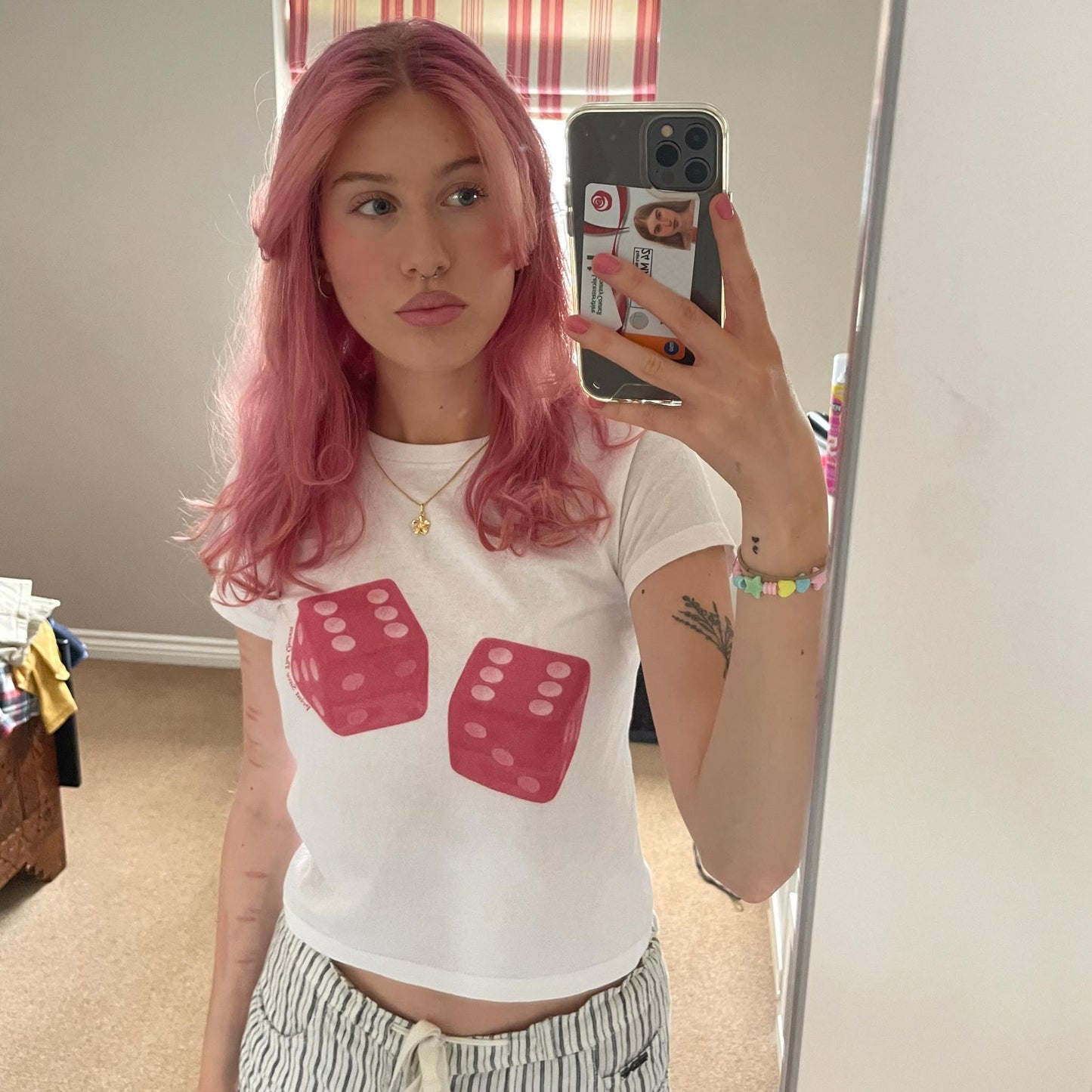"Lucky roll" Baby Tee